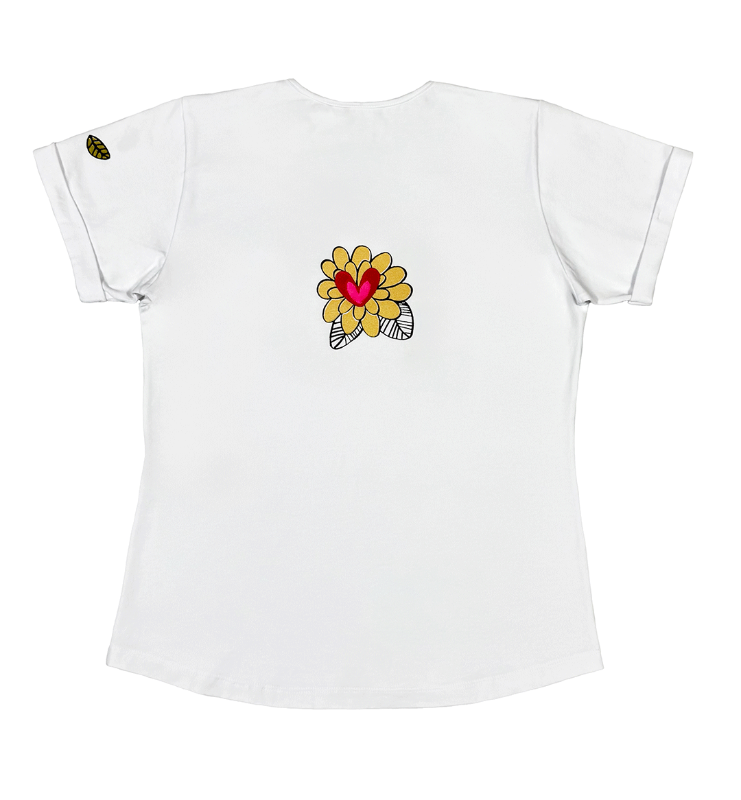 Blusa CORAZÓN JARDÍN, Un jardín que florece en tu pecho!