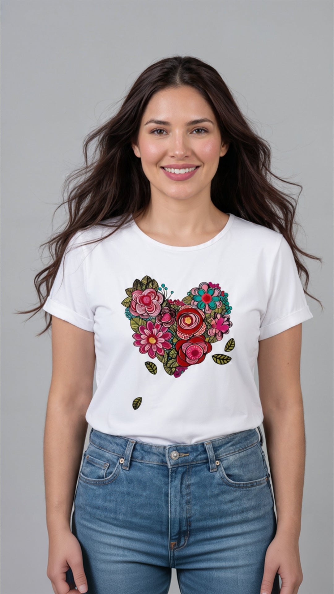 Blusa CORAZÓN JARDÍN, Un jardín que florece en tu pecho!